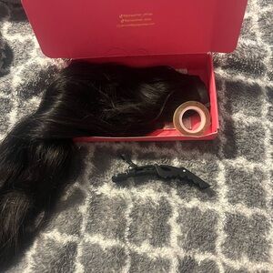 Human Hair Extension tape in- Natural Black